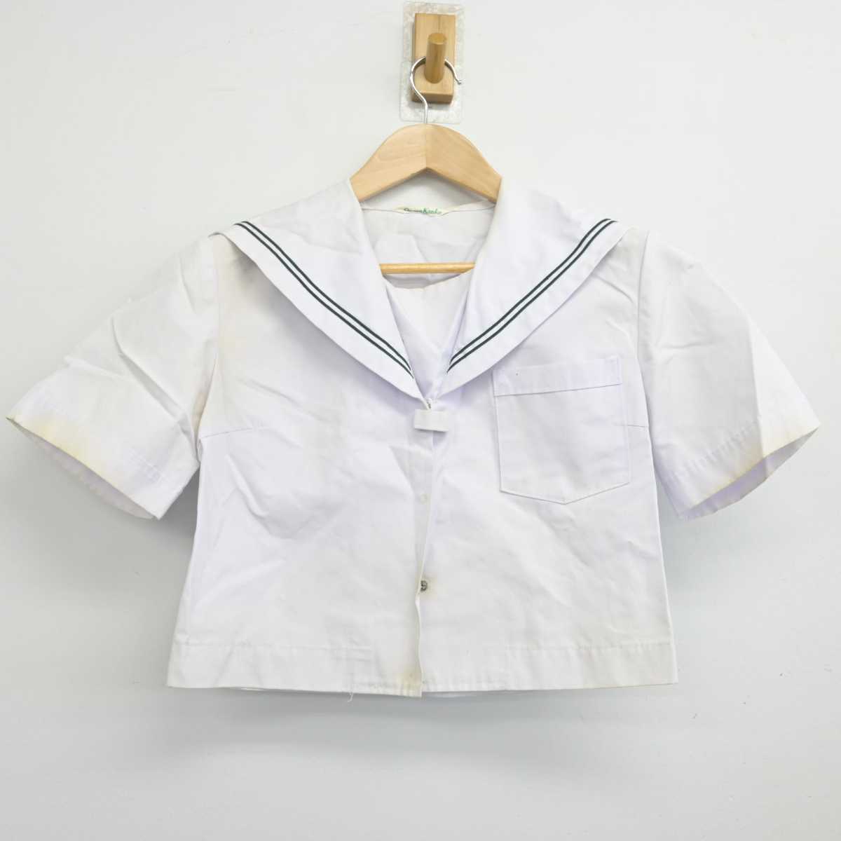 【中古】和歌山県 橋本市立西部中学校 女子制服 2点 (セーラー服・スカート) sf087481