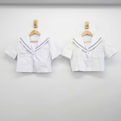 【中古】和歌山県 橋本市立西部中学校 女子制服 2点 (セーラー服) sf087482