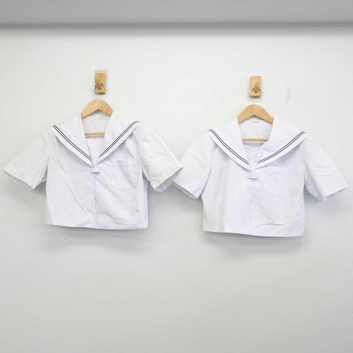 【中古】和歌山県 橋本市立西部中学校 女子制服 2点 (セーラー服) sf087483