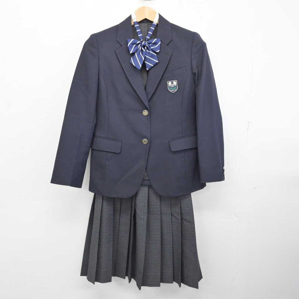 A631/T1058(中古)栃木県 下野市立国分寺中学校 女子制服7点 かち