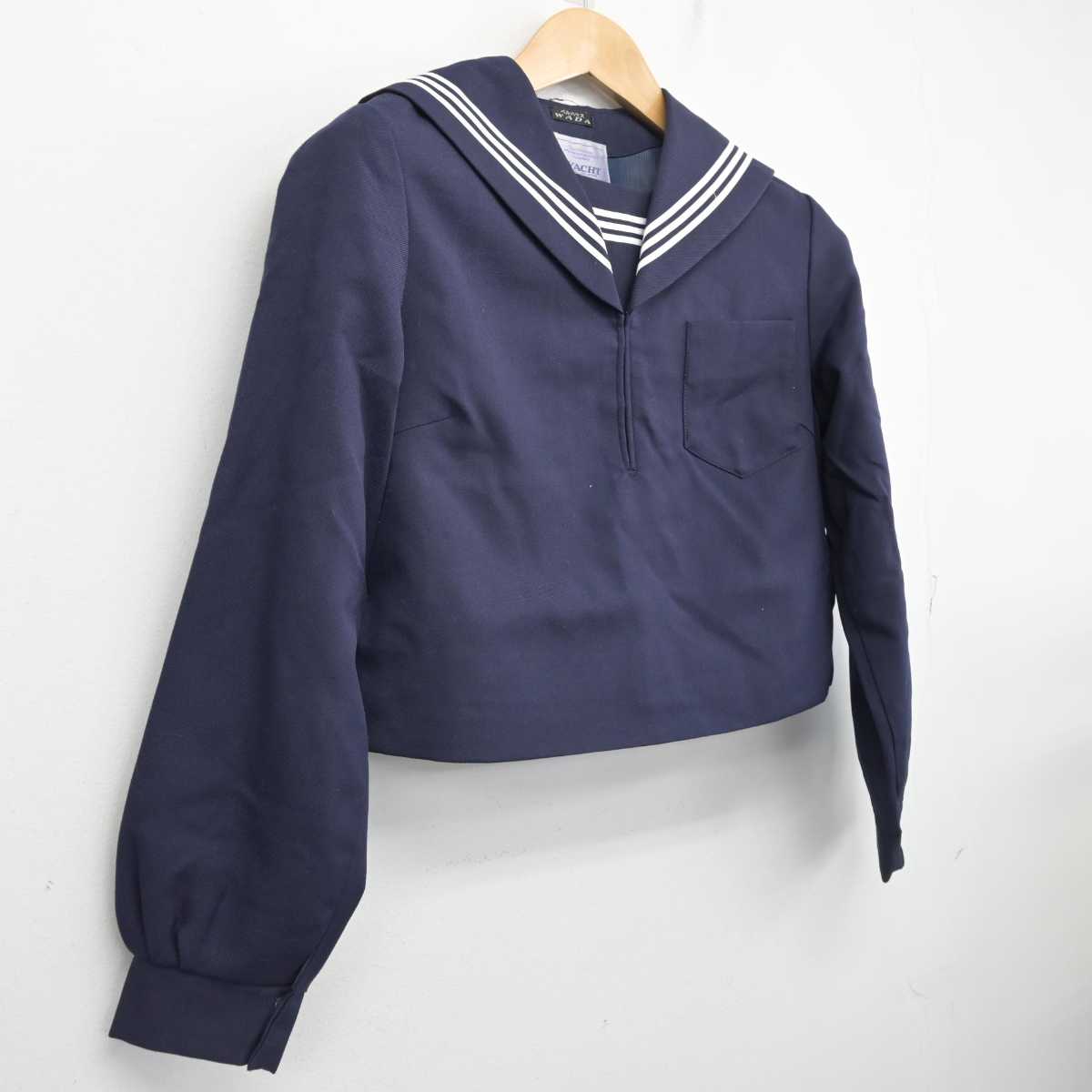 【中古】北海道 江別第三中学校 女子制服 1点 (セーラー服) sf087508