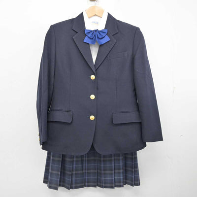 【中古】北海道 北海高等学校 女子制服 5点 (ブレザー・シャツ・スカート) sf087511