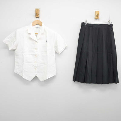 【中古】長崎県 佐世保北高等学校 女子制服 3点 (シャツ・スカート) sf087531