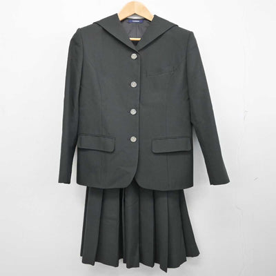 【中古】長崎県 佐世保北高等学校 女子制服 3点 (ブレザー・ベスト・スカート) sf087533