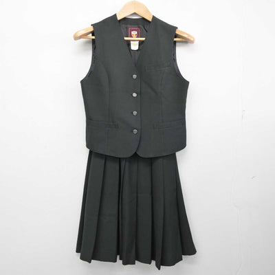 【中古】長崎県 佐世保北高等学校 女子制服 3点 (ブレザー・ベスト・スカート) sf087533