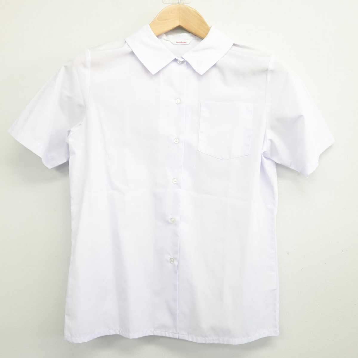 【中古】兵庫県 鷹匠中学校 女子制服 2点 (シャツ・スカート) sf087541