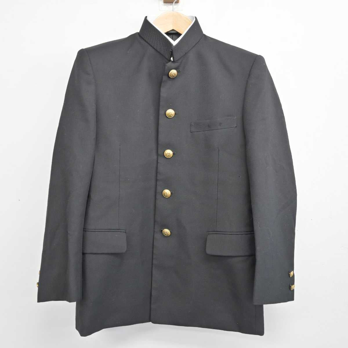 【中古】兵庫県 鷹匠中学校 男子制服 3点 (学ラン・ズボン・ズボン) sf087542