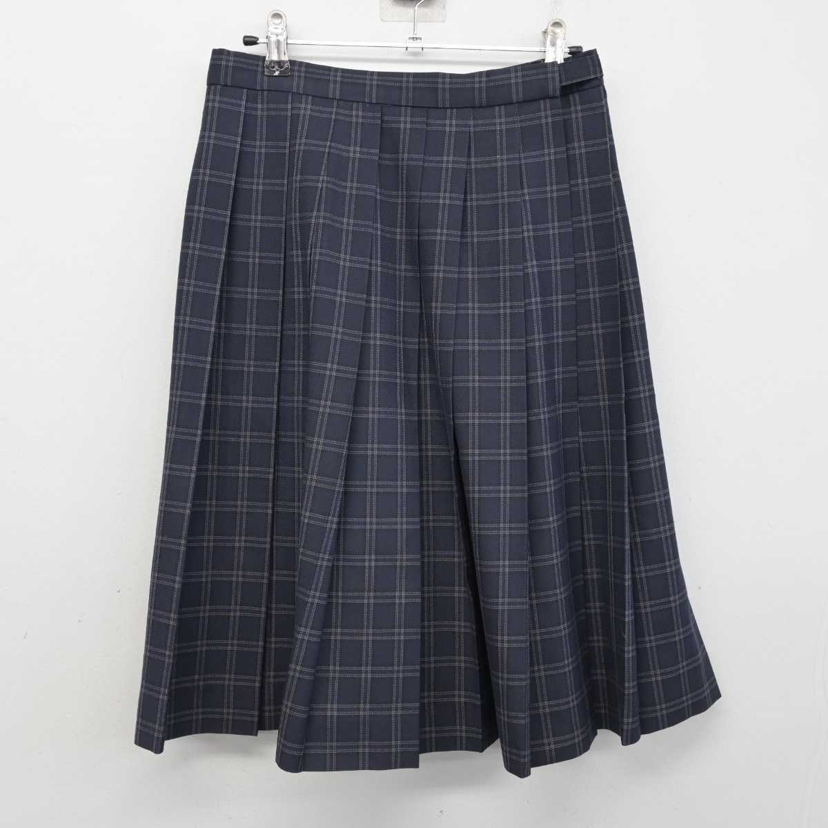 【中古】北海道 北海道札幌手稲高等学校 女子制服 4点 (ブレザー・ニットベスト・スカート) sf087554