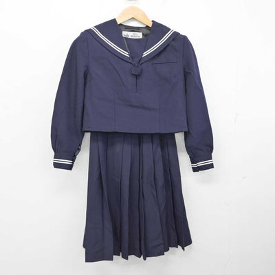 【中古】 学校名不明 女子制服 2点 (セーラー服・スカート) sf087569