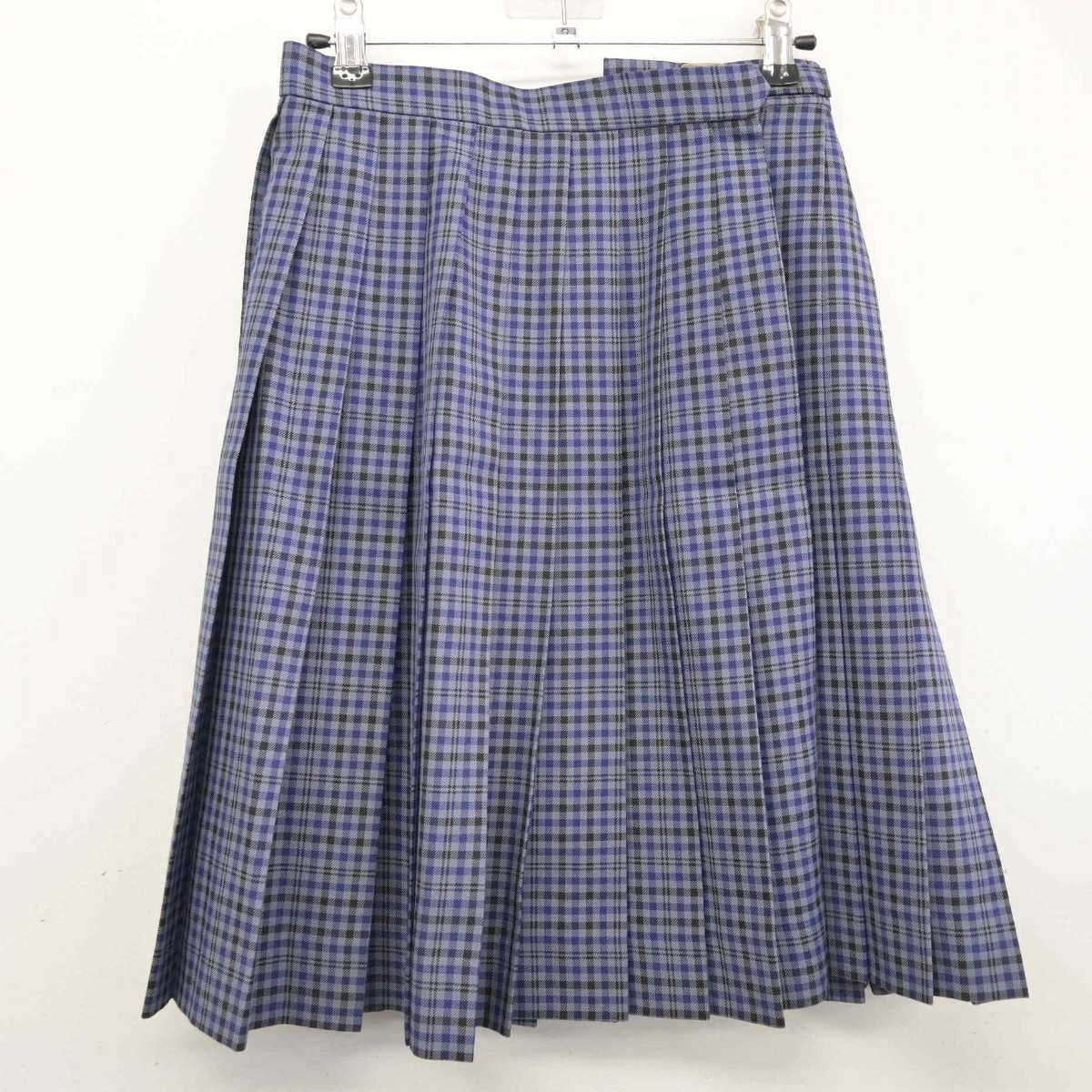 【中古】山口県 宇部フロンティア大学付属香川高等学校 女子制服 2点 (ブレザー・スカート) sf087588