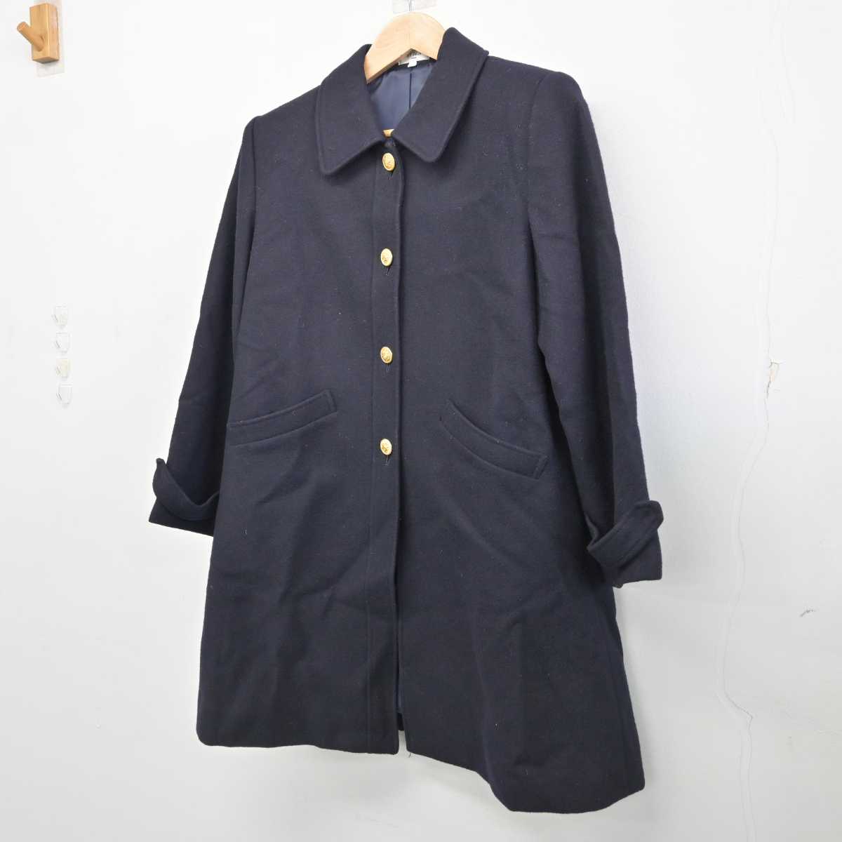 【中古】鹿児島県 鶴丸高等学校 女子制服 1点 (コート) sf087596