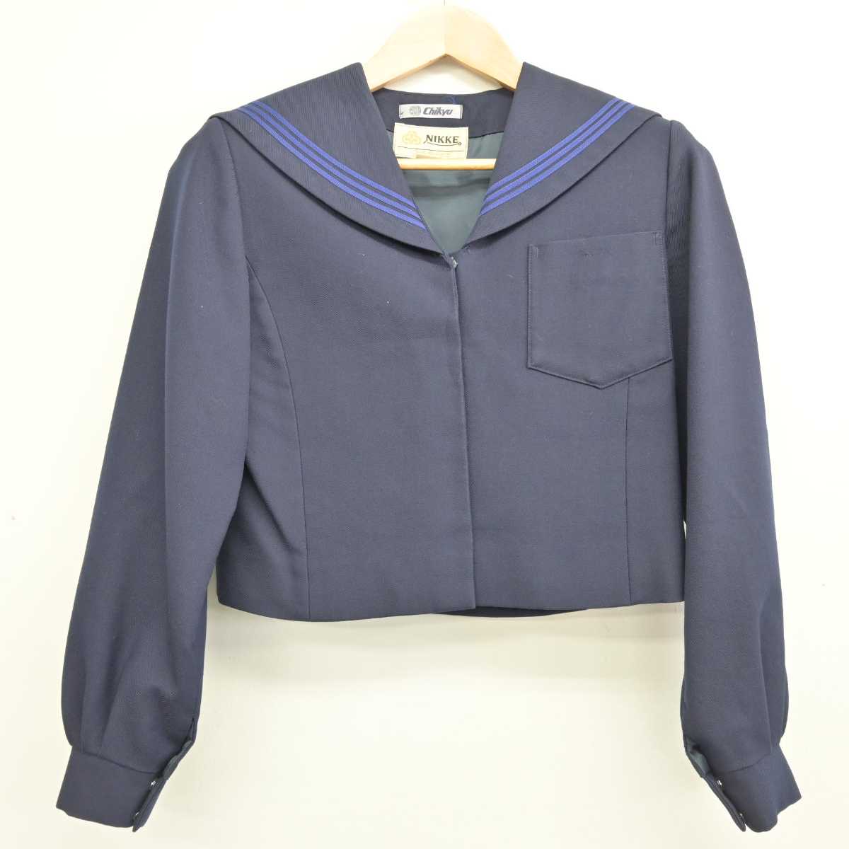 【中古】和歌山県 桐蔭高等学校 女子制服 2点 (セーラー服・スカート) sf087606