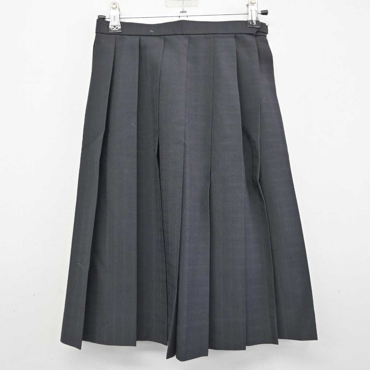 【中古】埼玉県 栄東高等学校 女子制服 2点 (ベスト・スカート) sf087615