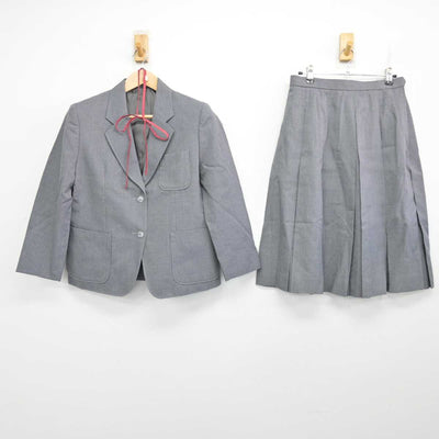 【中古】千葉県 富里中学校 女子制服 3点 (ブレザー・スカート) sf087622