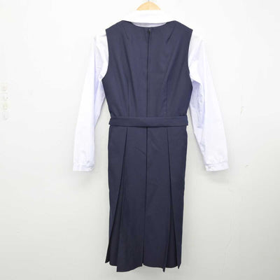 【中古】兵庫県 上野中学校 女子制服 3点 (ブレザー・シャツ・ジャンパースカート) sf087634