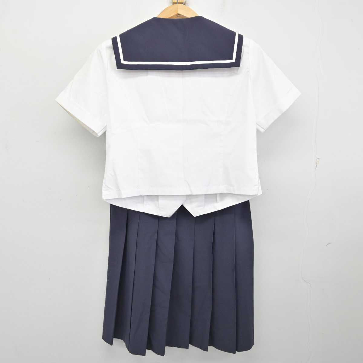 【中古】熊本県 慶誠高等学校 女子制服 4点 (セーラー服・ジャンパースカート) sf087738