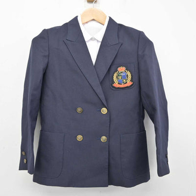 【中古】 学校名不明 女子制服 2点 (ブレザー・シャツ) sf087743