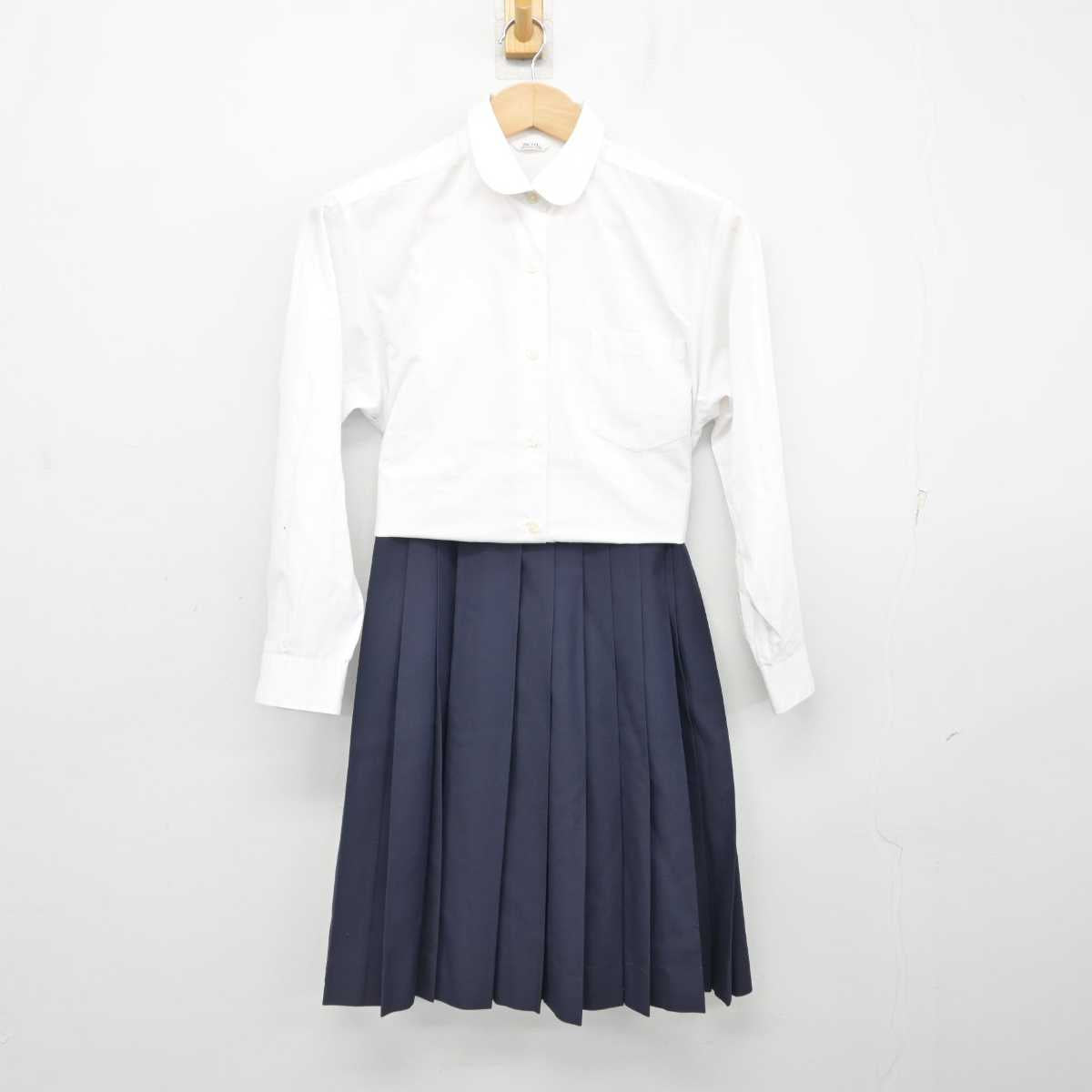 【中古】 学校名不明 女子制服 3点 (ブレザー・シャツ・スカート) sf087745