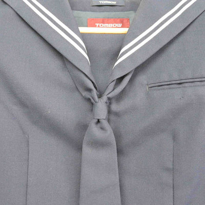 【中古】千葉県 稲毛中学校 女子制服 3点 (セーラー服・スカート) sf087754