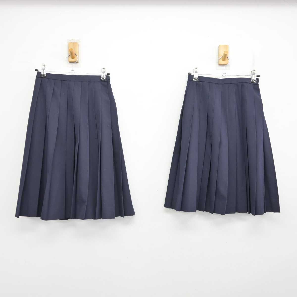 【中古】秋田県 秋田東中学校 女子制服 2点 (スカート・スカート) sf087772
