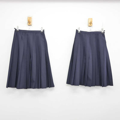 【中古】秋田県 秋田東中学校 女子制服 2点 (スカート・スカート) sf087772
