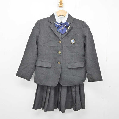 【中古】大阪府 大阪産業大学附属高等学校 女子制服 4点 (ブレザー・シャツ・スカート) sf087776