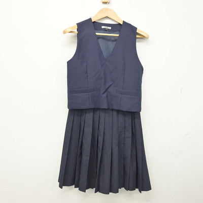 【中古】埼玉県 三芳中学校 女子制服 3点 (ブレザー・ベスト・スカート) sf087805