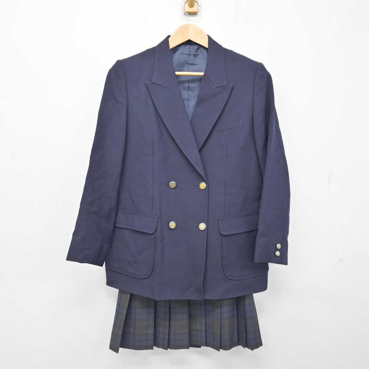 【中古】東京都 稲城第五中学校 女子制服 3点 (ブレザー・スカート・スカート) sf087817