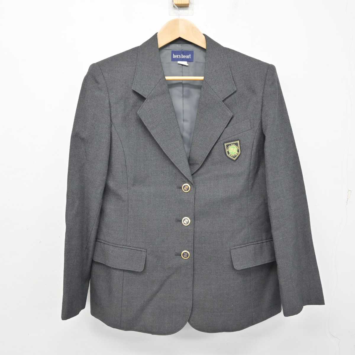 【中古】東京都 中東高等学校 女子制服 2点 (ブレザー・スカート) sf087818