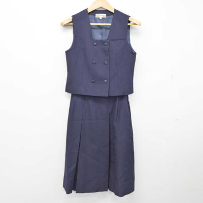 【中古】埼玉県 川越女子高等学校 女子制服 3点 (ブレザー・ベスト・スカート) sf087838