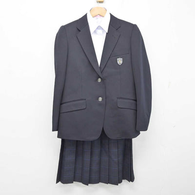 【中古】東京都 明和中学校 女子制服 4点 (ブレザー・シャツ・スカート) sf087840