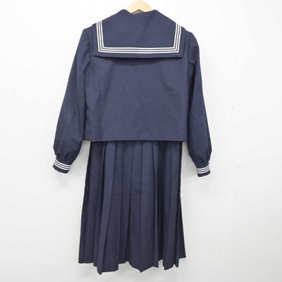 【中古】茨城県 大洗町立南中学校 女子制服 3点 (セーラー服・ジャンパースカート) sf087842