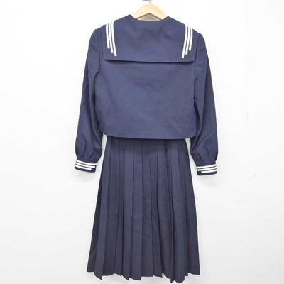 【中古】青森県 八戸市立第三中学校 女子制服 2点 (セーラー服・スカート) sf087858