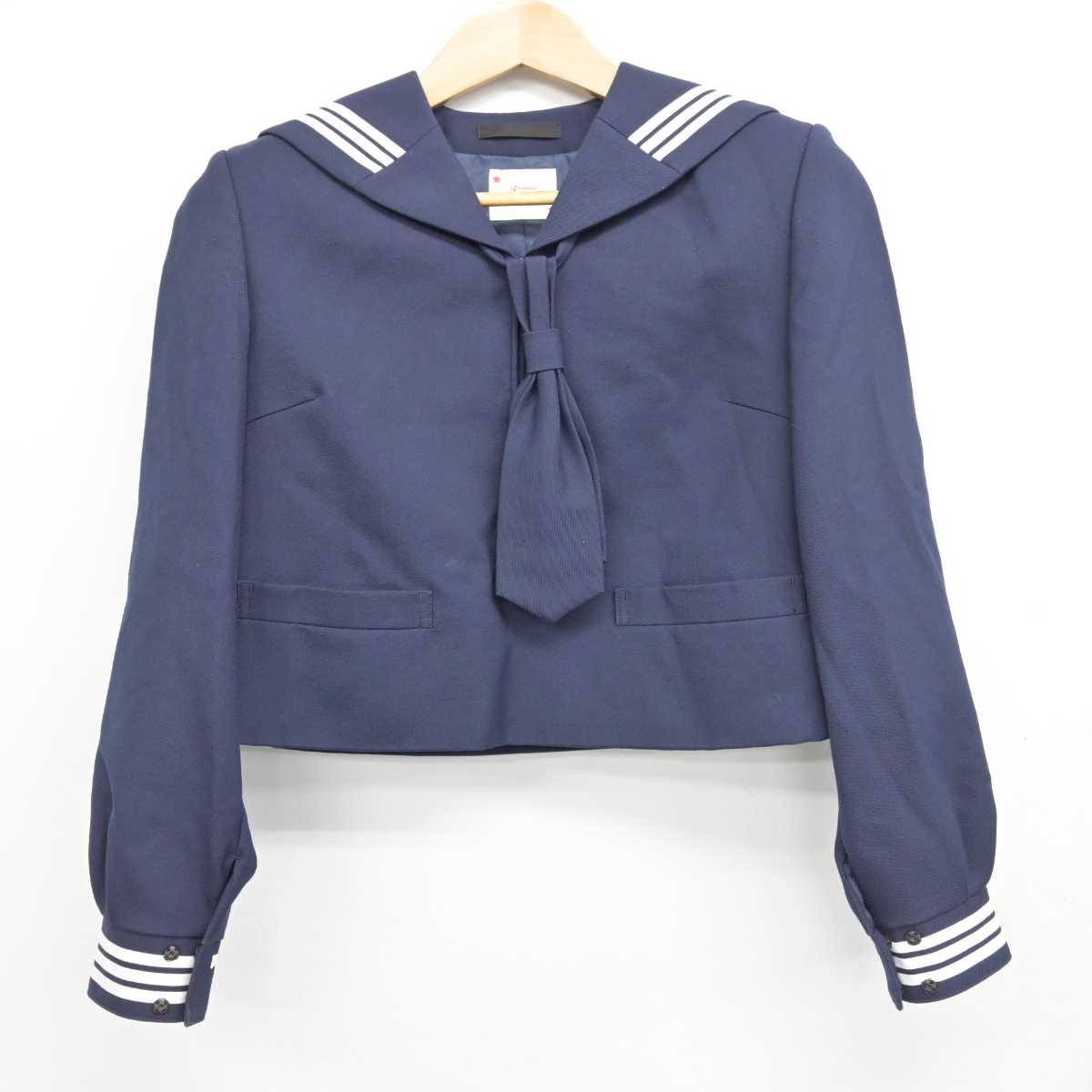 【中古】青森県 八戸市立第三中学校 女子制服 2点 (セーラー服・スカート) sf087858