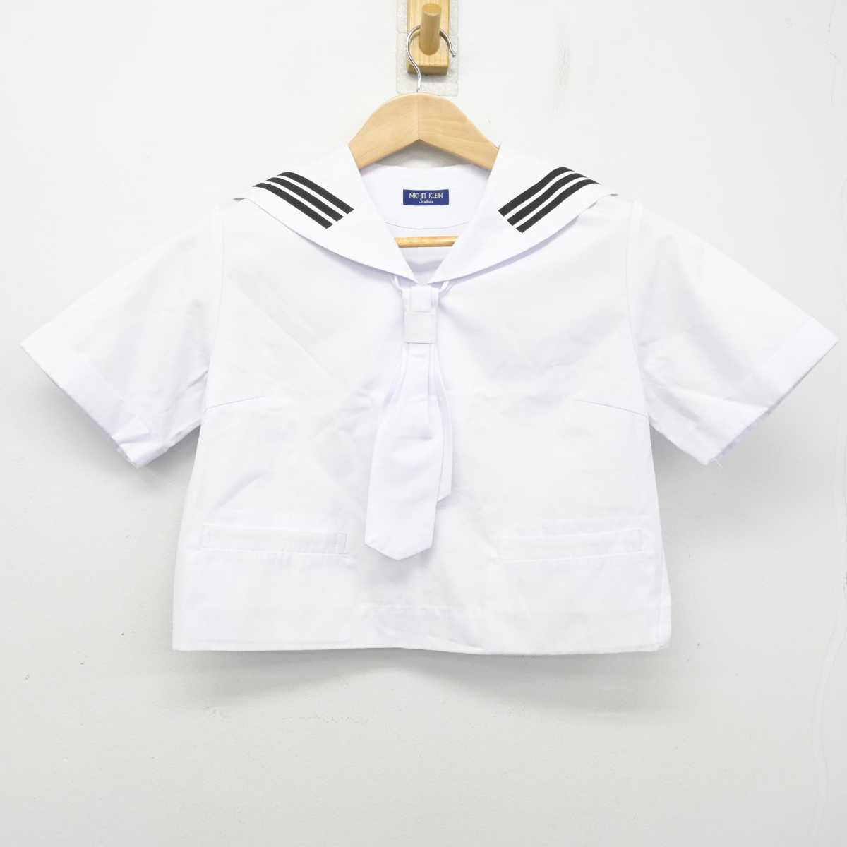 【中古】青森県 八戸市立第三中学校 女子制服 3点 (セーラー服・セーラー服) sf087862