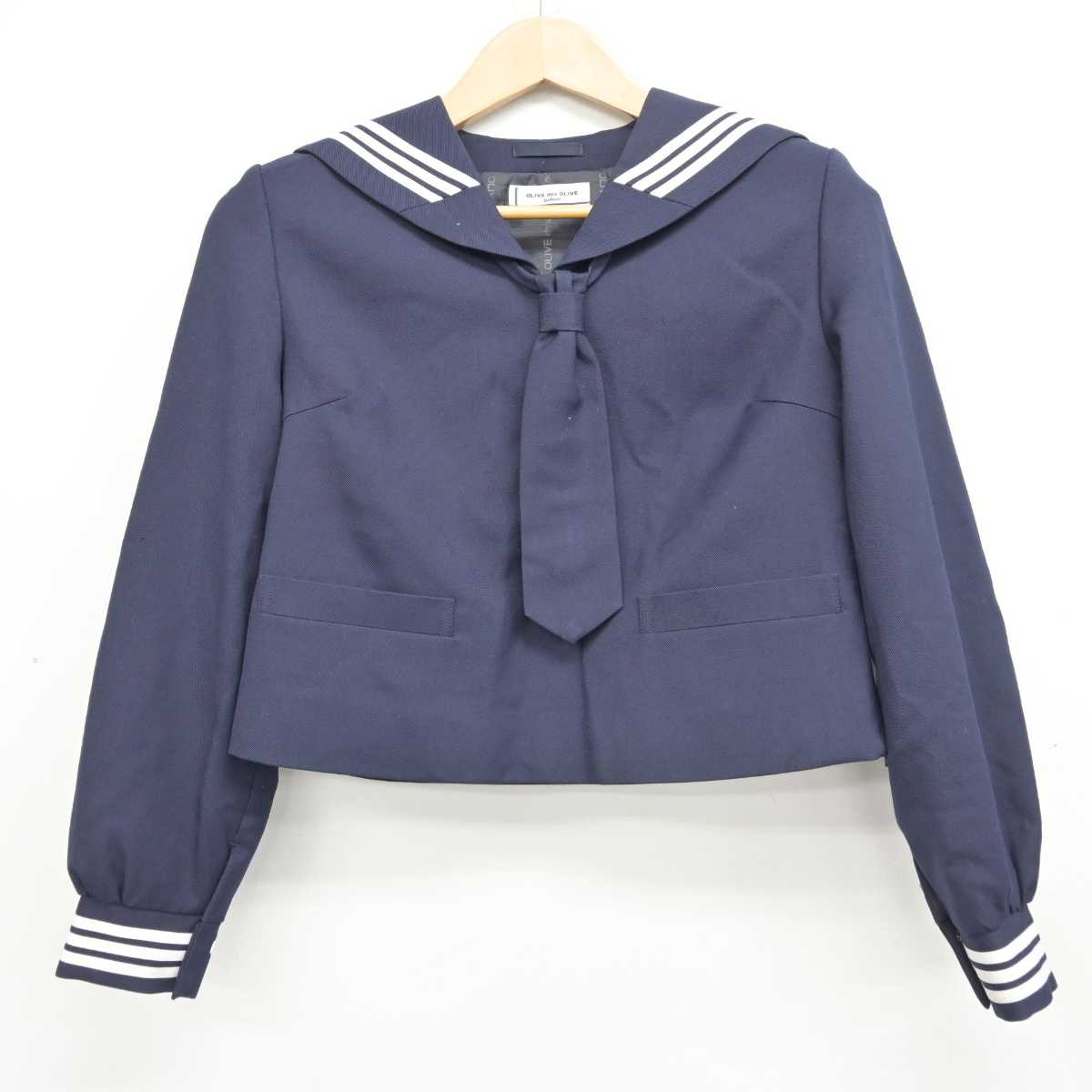 【中古】青森県 八戸市立第三中学校 女子制服 2点 (セーラー服・スカート) sf087870