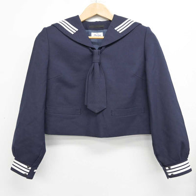 【中古】青森県 八戸市立第三中学校 女子制服 2点 (セーラー服・スカート) sf087871