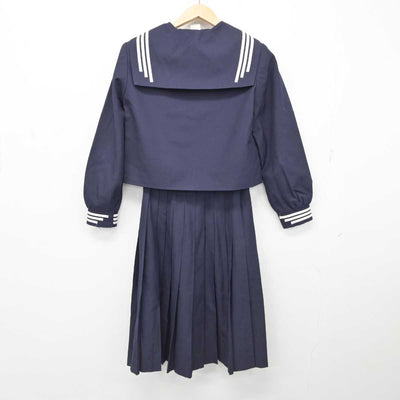 【中古】青森県 八戸市立第三中学校 女子制服 3点 (セーラー服・スカート) sf087872