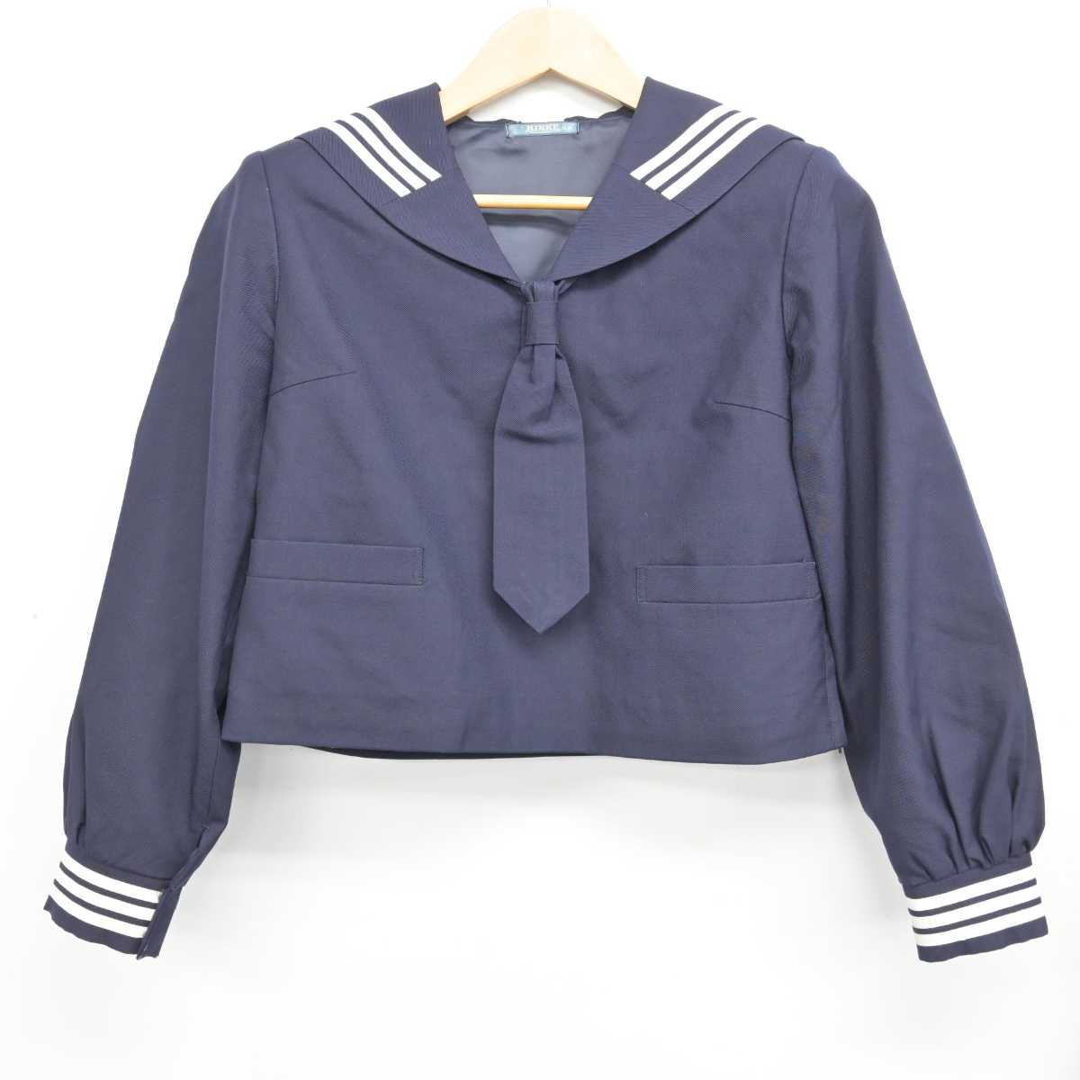 【中古】青森県 八戸市立第三中学校 女子制服 3点 (セーラー服・スカート) sf087872