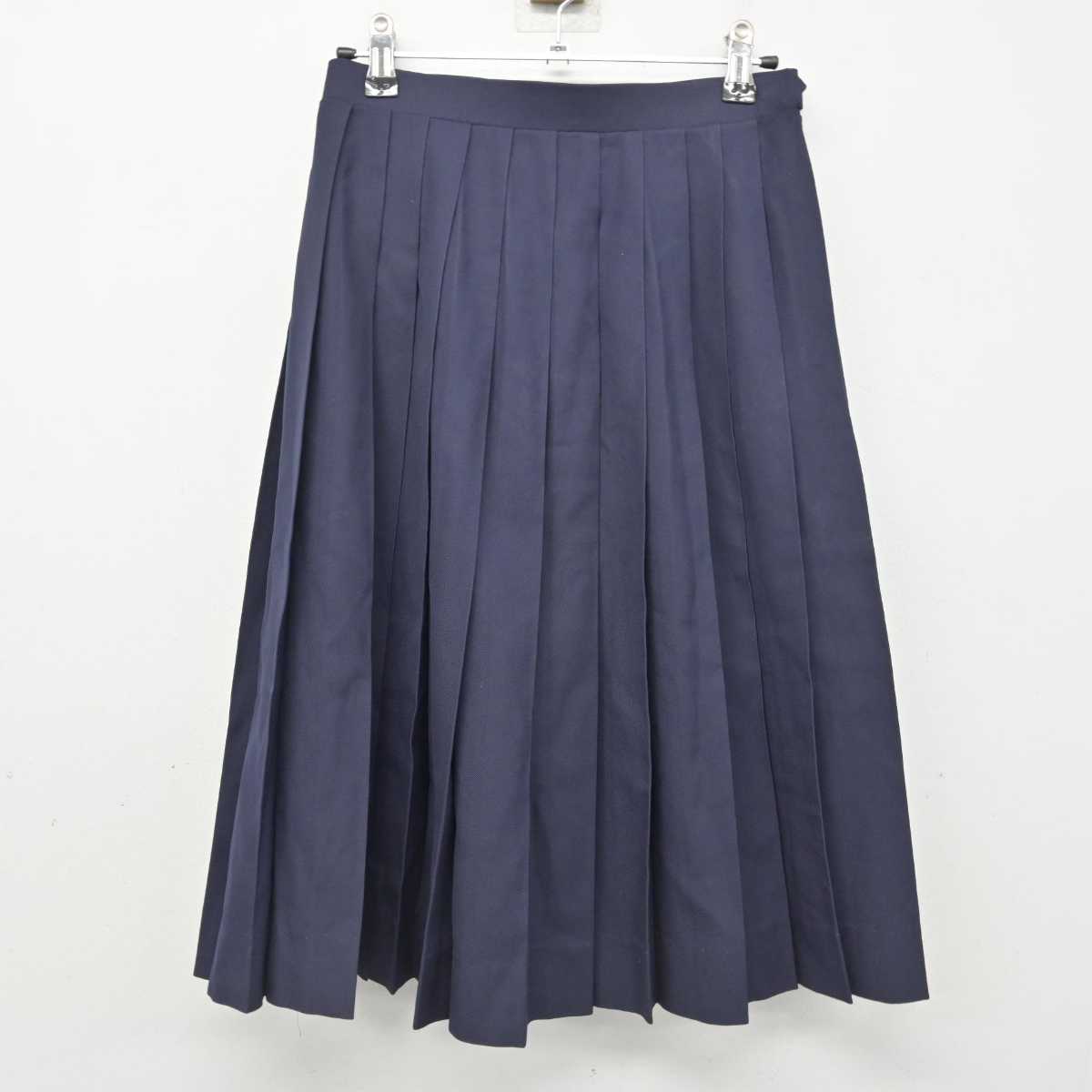 【中古】青森県 八戸市立第三中学校 女子制服 3点 (セーラー服・スカート) sf087872