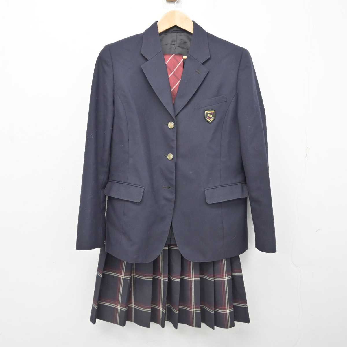 【中古】東京都 小平南高等学校 女子制服 4点 (ブレザー・スカート) sf087928