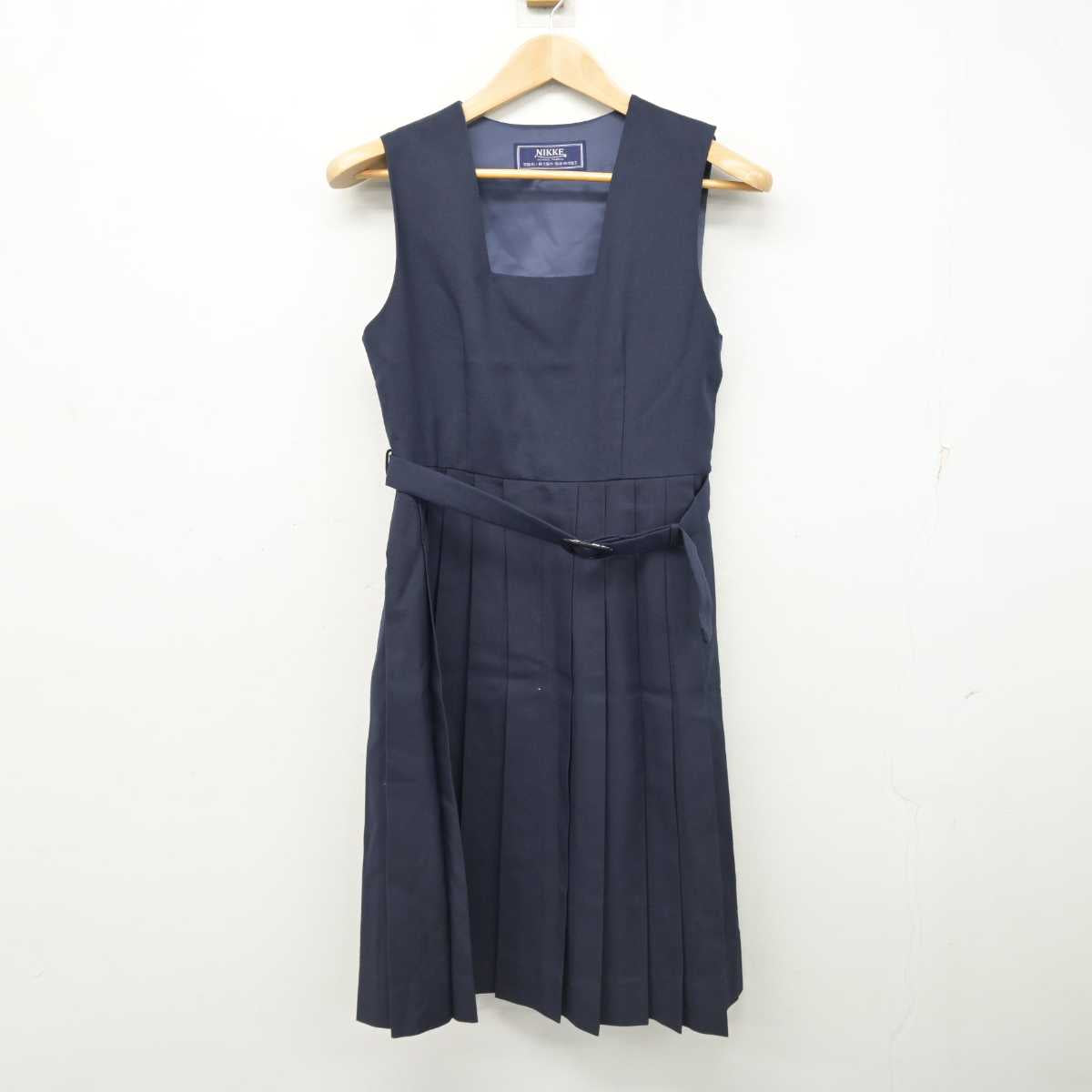 【中古】茨城県 那珂湊中学校 女子制服 3点 (セーラー服・ジャンパースカート) sf087938