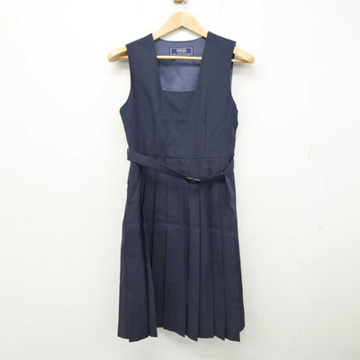 【中古】茨城県 那珂湊中学校 女子制服 3点 (セーラー服・ジャンパースカート) sf087938