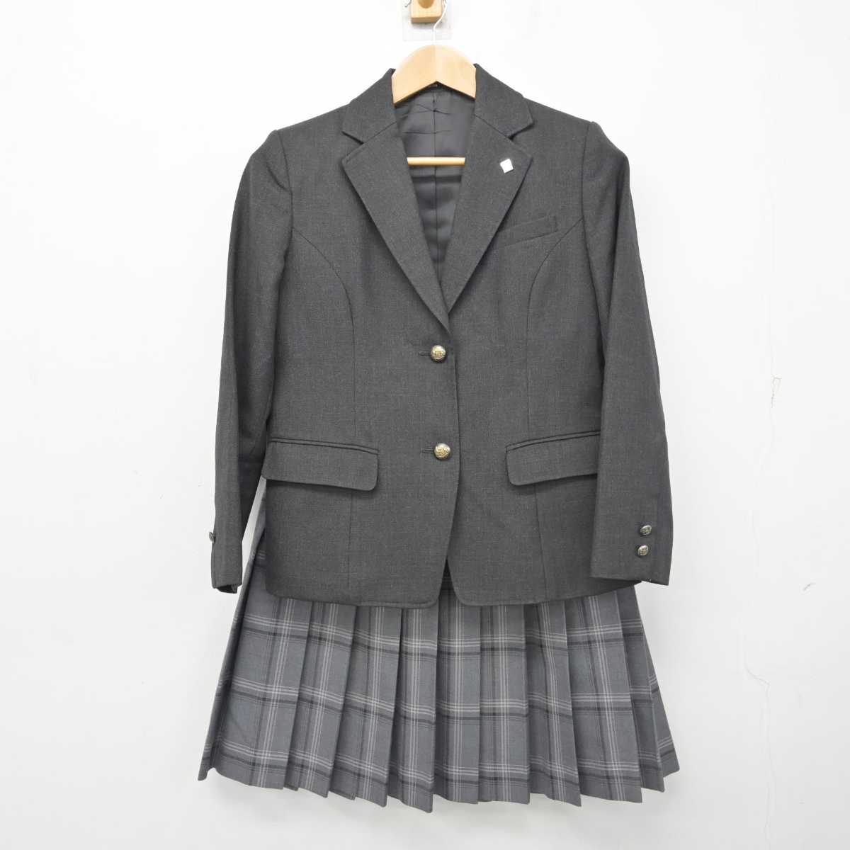 【中古】埼玉県 昌平中学校･高等学校 女子制服 4点 (ブレザー・スカート) sf087939