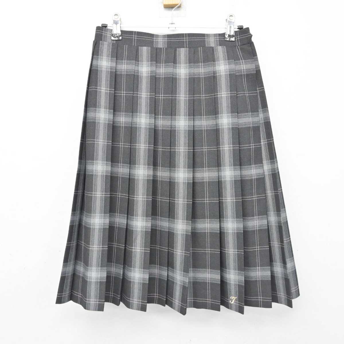 【中古】山形県 高畠中学校 女子制服 2点 (ブレザー・スカート) sf087955