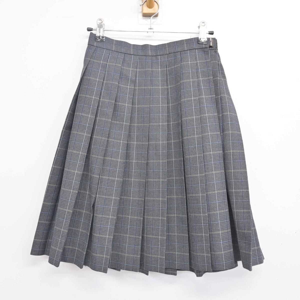 【中古】沖縄県 那覇国際高等学校 女子制服 2点 (シャツ・スカート) sf087959