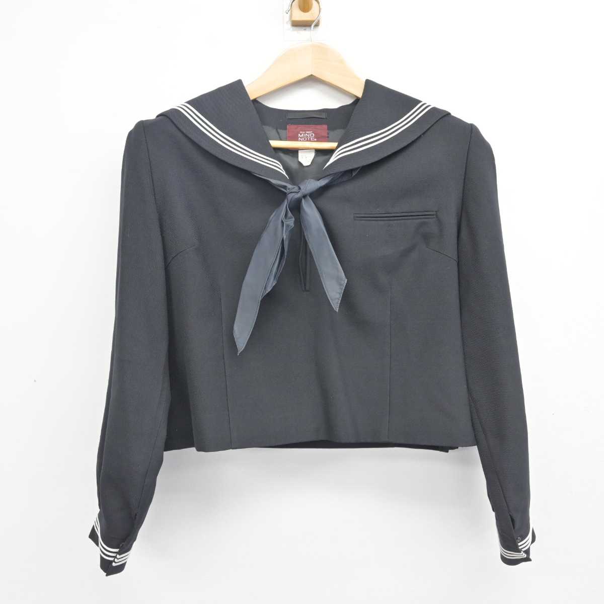 【中古】栃木県 鹿沼高等学校 女子制服 3点 (セーラー服・セーラー服) sf087969