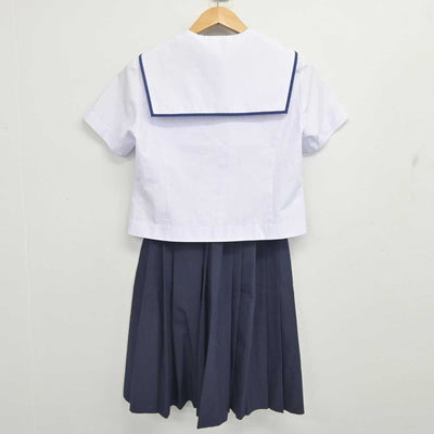 【中古】静岡県 北星中学校 女子制服 3点 (セーラー服・スカート) sf087982