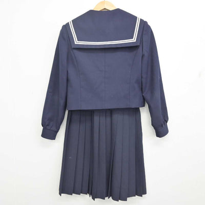 【中古】岐阜県 竹鼻中学校 女子制服 3点 (セーラー服・スカート・スカート) sf087996