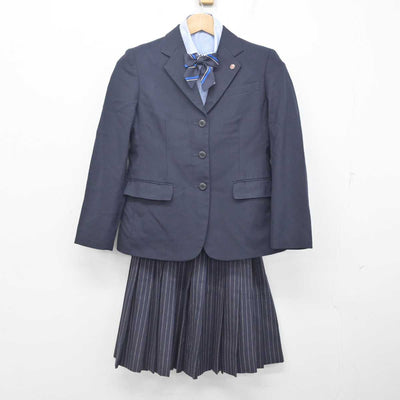 【中古】愛知県 啓明学館高等学校 女子制服 5点 (ブレザー・シャツ・スカート) sf087999